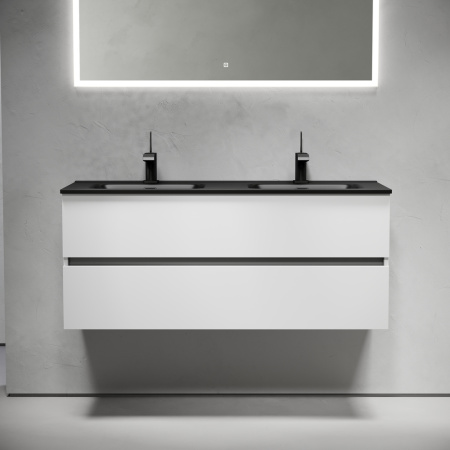 Тумба под раковину Sancos Urban UR120-2W белый глянец фото