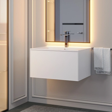 Тумба под раковину Uperwood Parma 65 3930205460 белая фото