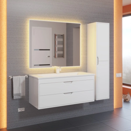 Тумба под раковину Uperwood Modul 100 2930205254 белая фото