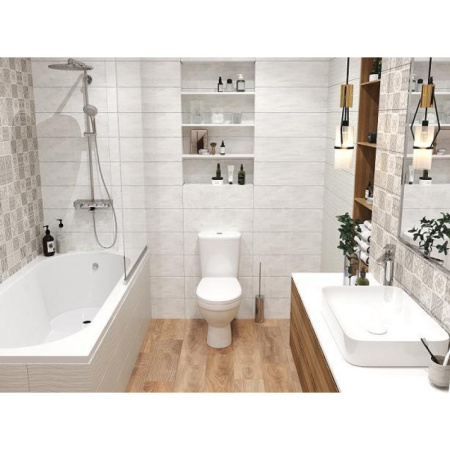 Унитаз-компакт напольный Rosa Рим 464331 с сиденьем с микролифтом фото