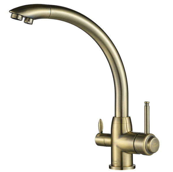 Смеситель для кухни с фильтром для воды Zorg Steel Hammer SH 699 BR бронза фото