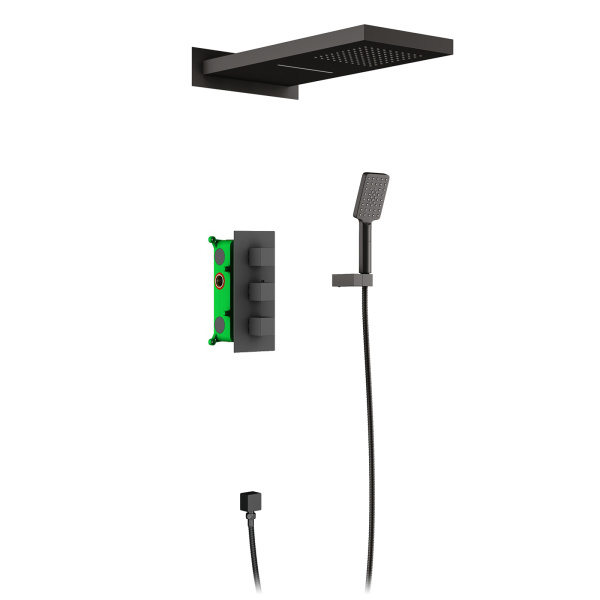 Душевая система скрытого монтажа Timo Petruma SX-5039/03SM Черный фото