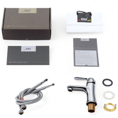 Смеситель для раковины D&K Ambrosius Rhein DA1342141 фото