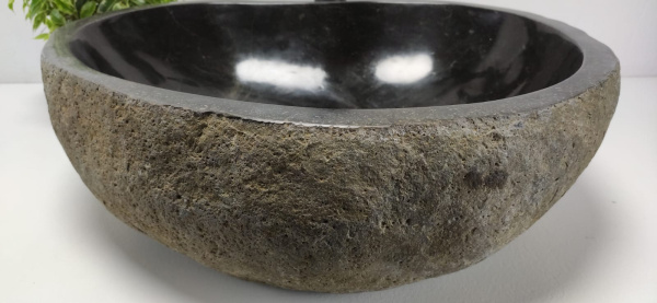 Накладная раковина из речного камня RS0811 (51*42*15) фото