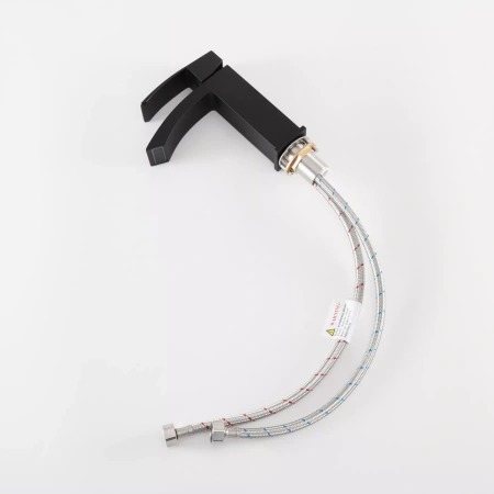 Смеситель для раковины GID Victoria L120-BM-K черный матовый фото