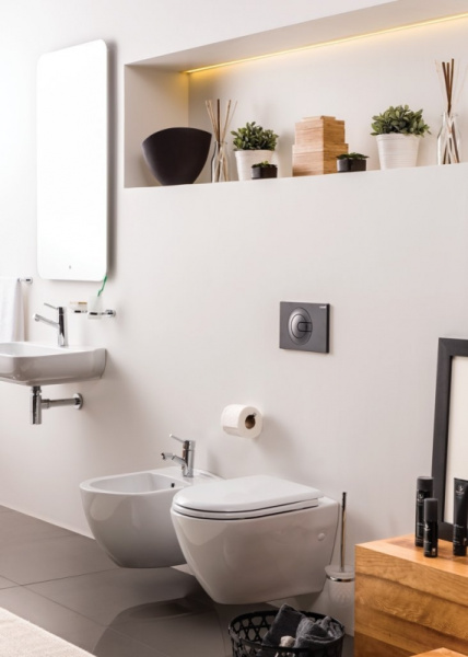 Биде Creavit Free FE510-00CB00E-0000 подвесное Белое фото