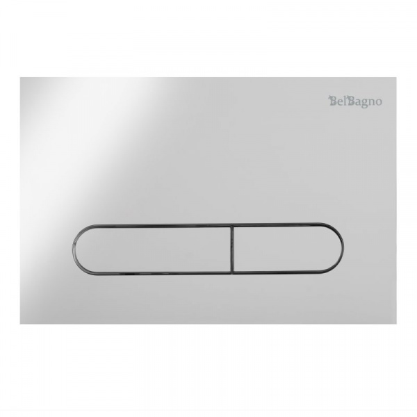 Клавиша смыва Belbagno Prospero BB005-PR-CHROME хром фото
