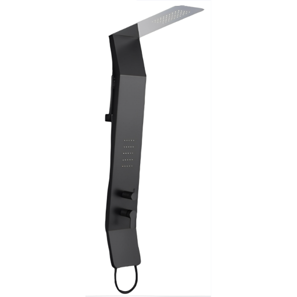 Душевая панель Cerutti SPA Chika СТ9255 черная матовая фото