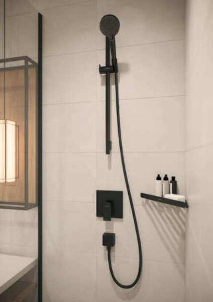 Смеситель для душа Hansgrohe Vernis Shape 71668670 черный матовый фото