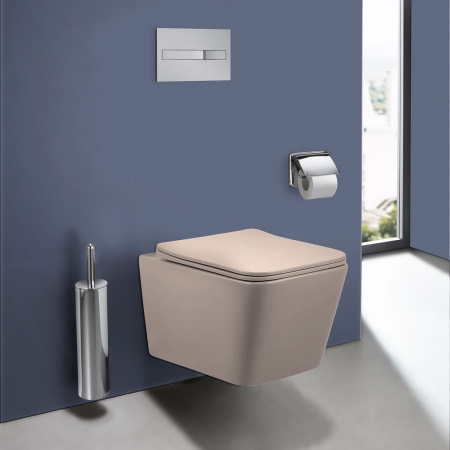 Подвесной унитаз безободковый Vincea Q-Line VT1-12MC с сиденьем фото