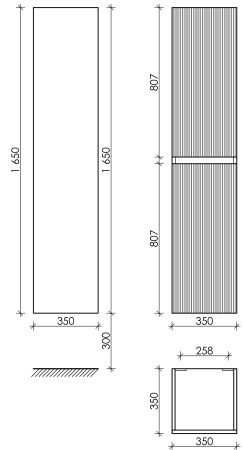 Шкаф-пенал Sancos Snob R PSNR35CE Beige Soft фото