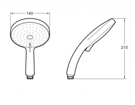 Душевая лейка Jacob Delafon Citrus E12978-CP фото