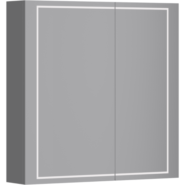 Зеркальный шкаф с подсветкой Aqwella Simplex SLX0407 70 см фото