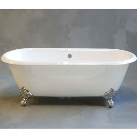 Чугунная ванна Magliezza Patricia Cr 168x76 на ножках фото