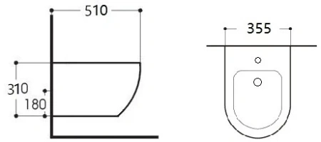 Биде подвесное Aquatek Европа AQ1016-00 фото