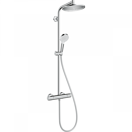 Душевая система с тропическим душем Hansgrohe Crometta S Showerpipe 240 1jet 27267000 фото