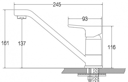 Смеситель для кухни Kaiser Vega 63033 фото