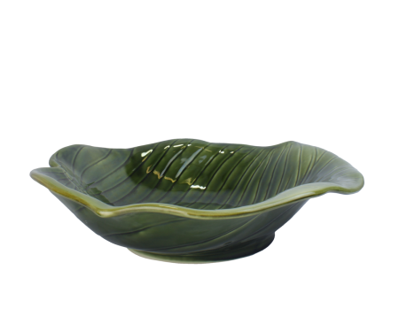 Накладная раковина Bronze de Luxe Leaf 2427 46x46 зеленая фото