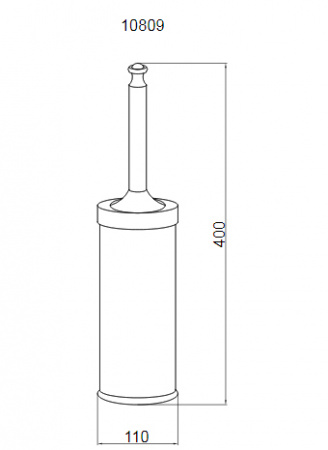 Ершик для унитаза Boheme Provanse 10809 фото