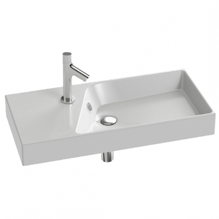 Подвесная раковина Jacob Delafon Rythmik EXP112-00 80х37 фото