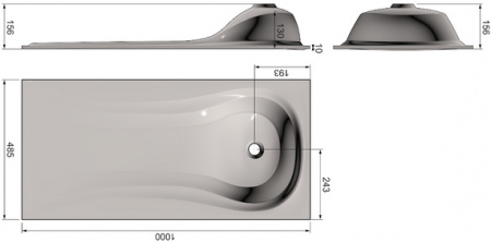 Раковина Raval Great Gre.08.100/W/Le фото