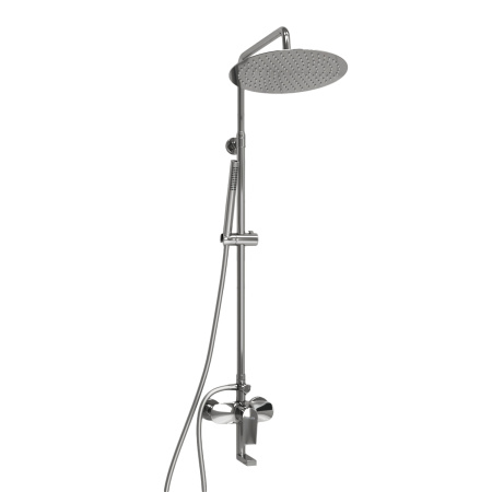 Душевая система (стойка) WasserKRAFT A166.117.101.087.CH хромоникель фото