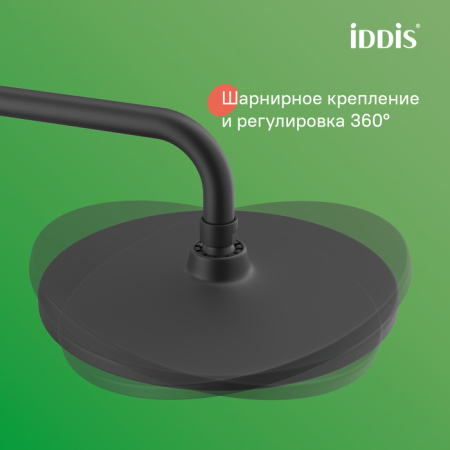 Душевая система Iddis Aiger AIGBL3Fi06 черная матовая фото