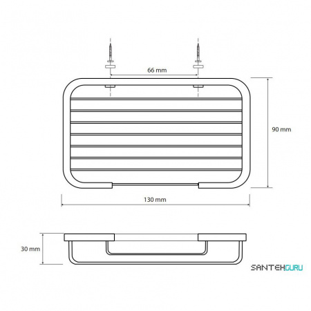 Мыльница настенная Bemeta Cytro 146208302 фото