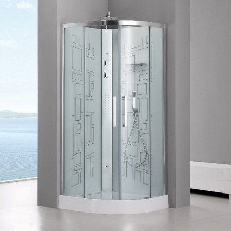 Душевая кабина Acquazzone Fontano 90P 90x90x228 фото