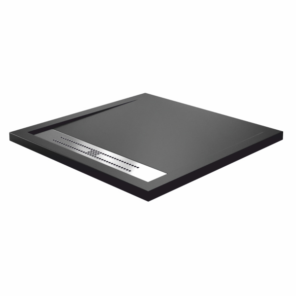 Поддон для душа WasserKRAFT Abens 20T03 90x90 черный матовый фото