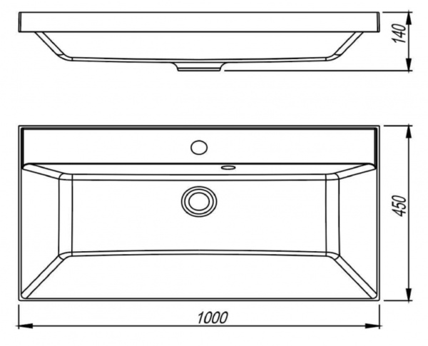 Раковина Style Line СС-00002479 100x45 серый шелк фото