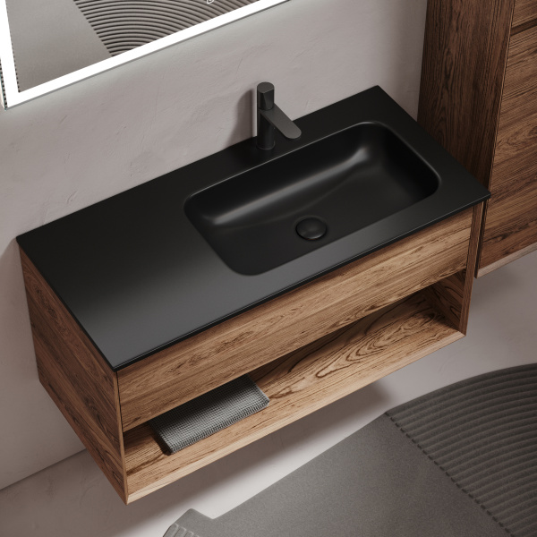 Тумба под раковину Sancos Marmi 1.0 MR1.0100RECH дуб чарльстон фото