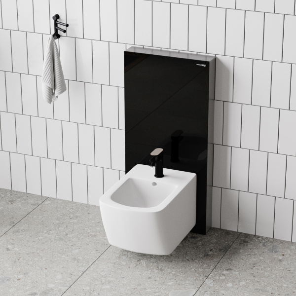 Пристенный модуль системы инсталляции для биде WasserKRAFT Naab 86BDT.050.BL фото
