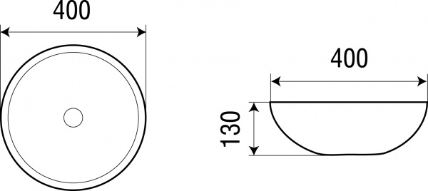 Накладная раковина WeltWassaer Elbach ELBACH 3003 M814 фото