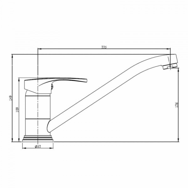 Смеситель для кухни Elghansa Ecoflow Alpha 5600207 фото