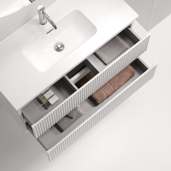 Тумба под раковину Sancos Snob R SNR90/39W Bianco фото