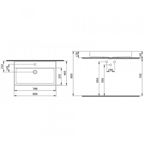 Накладная раковина Bocchi Milano 1377-001-0126 белая фото
