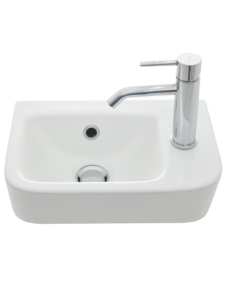 Раковина накладная AQM5006R 375х245х135 R фото