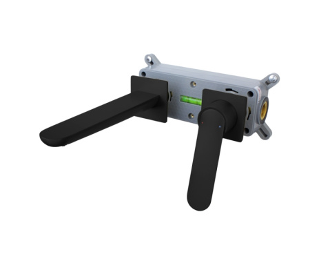 Настенный смеситель для раковины Bronze de Luxe Icon 7006CB черный матовый фото