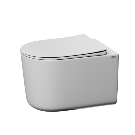 Подвесной унитаз с ультратонким ободком Abber Ultra AC1302 фото