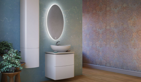 Тумба под раковину Raval Moon 60 Moo.01.60/P/W (Mono.01.60/P/W/RL) фото