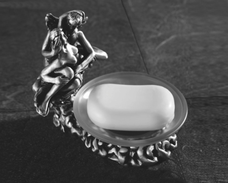 Мыльница настольная Art&Max Romantic AM-B-0081C-T серебро фото