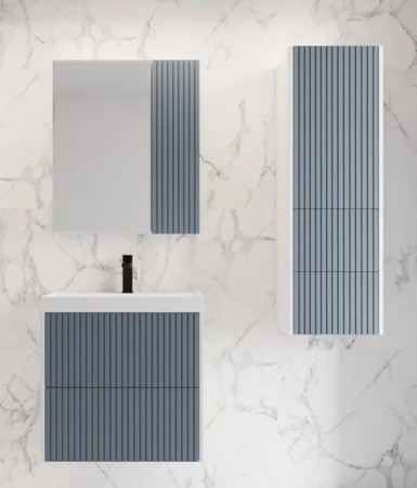 Зеркальный шкаф Style Line Стокгольм 60 ЛС-00002319 графит софт фото