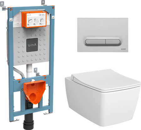 Унитаз с инсталляцией VitrA Metropole 9820B003-7201 фото