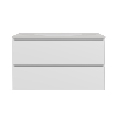 Тумба под раковину Vincea Luka Soft-Touch VMC-2L800MW белая матовая фото