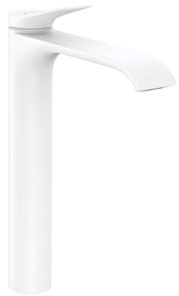 Высокий смеситель для раковины Hansgrohe Vivenis 75040700 белый матовый фото