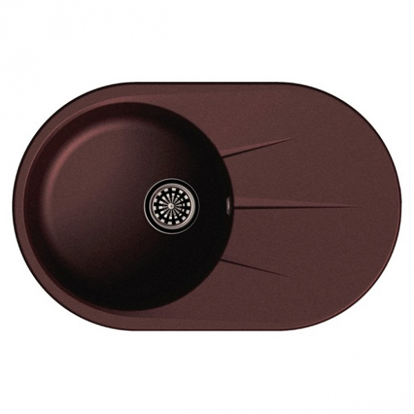 Мойка кухонная Ewigstein Rund R- 50F шоколад фото