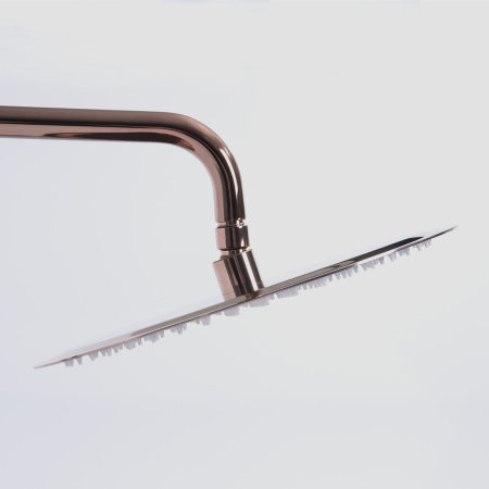 Душевая система с термостатическим смесителем WasserKRAFT Thermo A18301 розовое золото фото