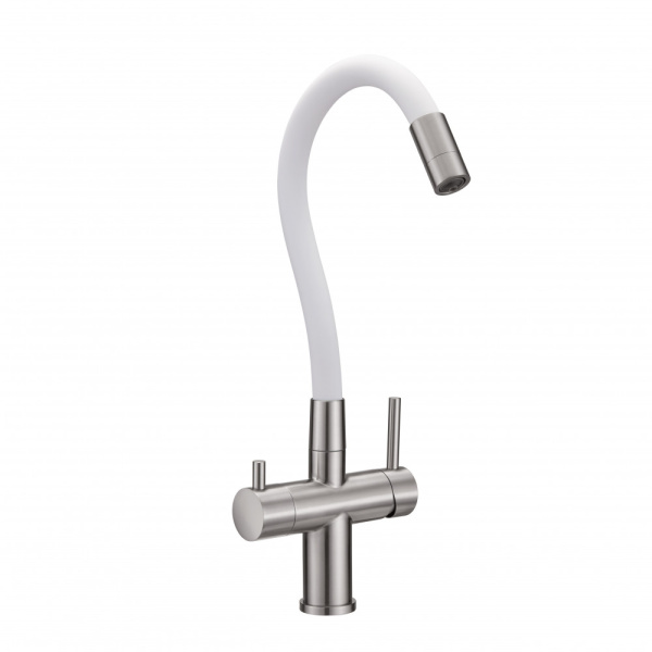 Смеситель для кухни под фильтр Milacio Ultra Naron MCU.560.SSW нержавеющая сталь фото