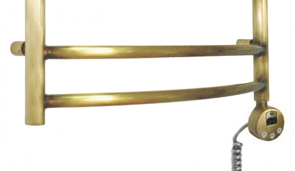 Полотенцесушитель электрический Domoterm Калипсо П12 (500х985) (бронза) правый фото